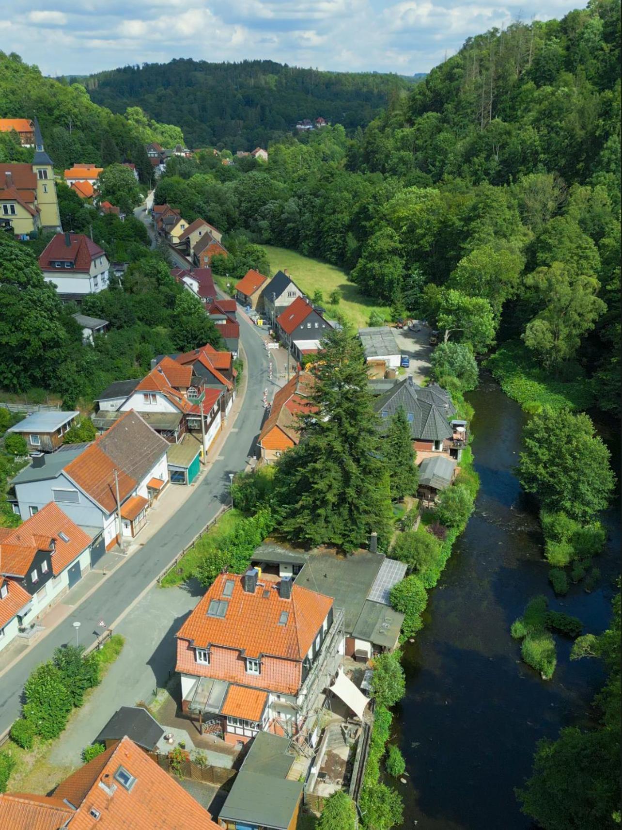 Villa Haus Ludwig - Saniertes Fachwerkhaus Im Harz - 12 Personen Thale Exterior foto
