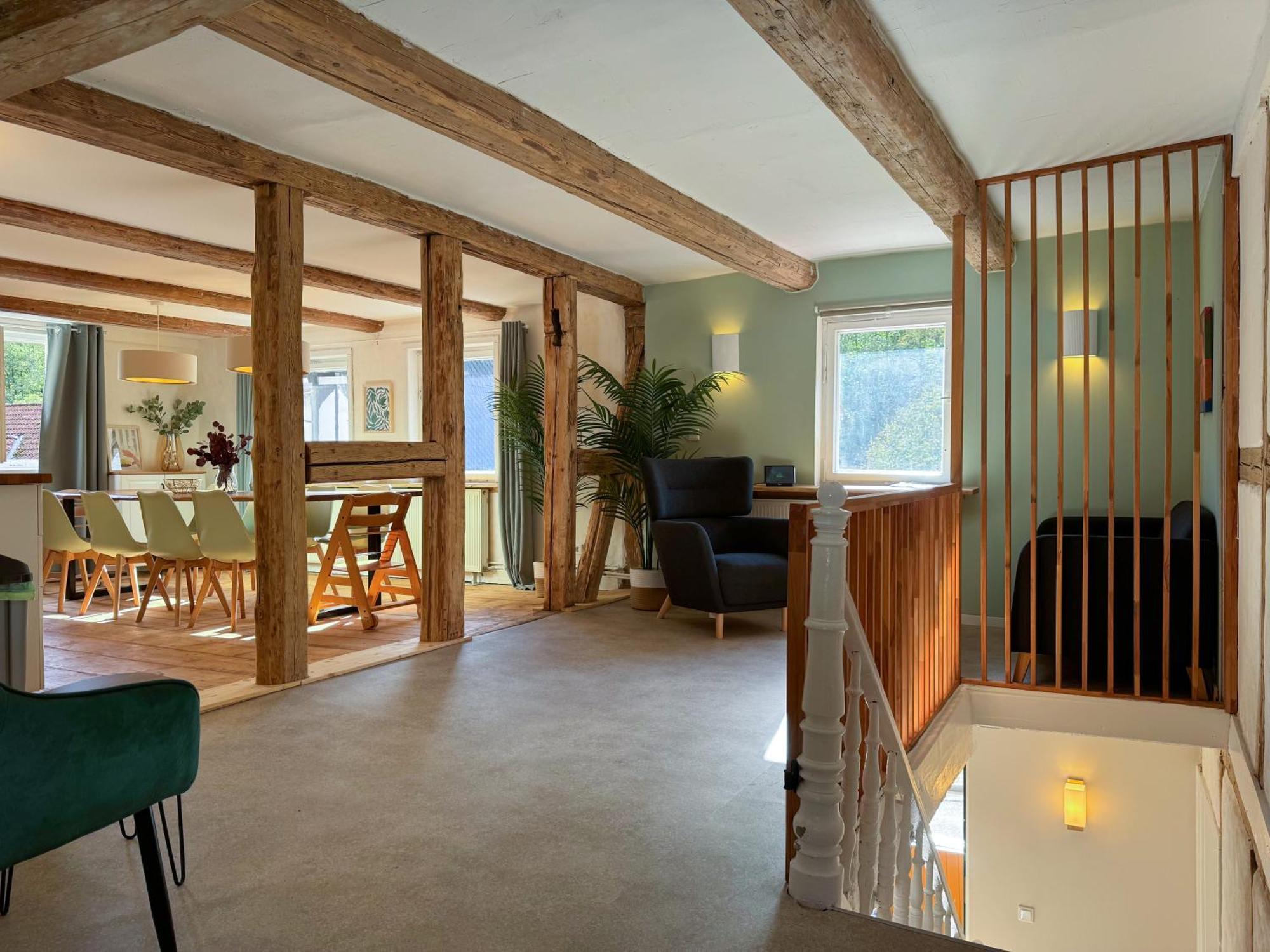 Villa Haus Ludwig - Saniertes Fachwerkhaus Im Harz - 12 Personen Thale Exterior foto